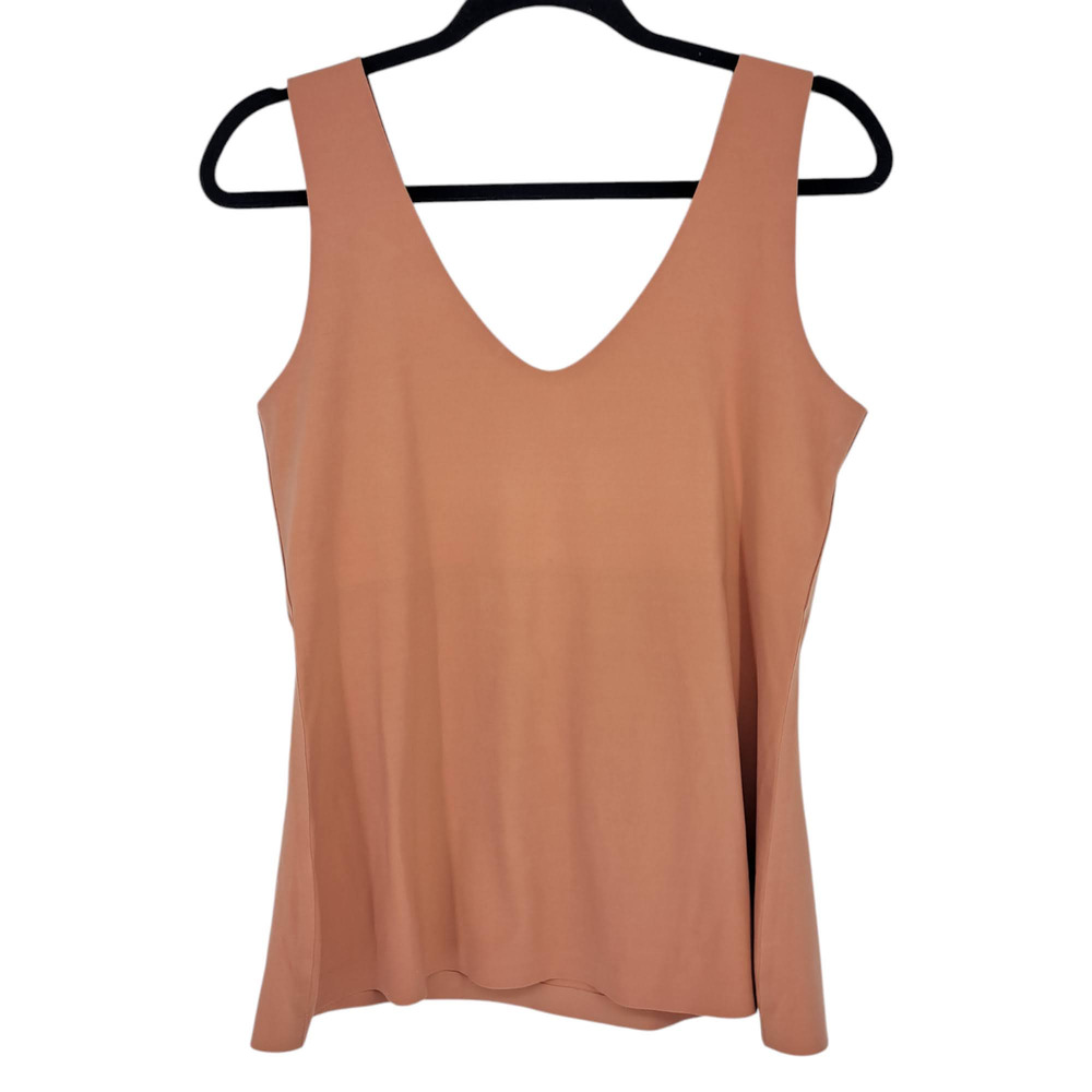 Knix Luxe Lift Evolution Tank Top V Neck Wireless Peach Beige Women's Size XL - Picture 2 of 3